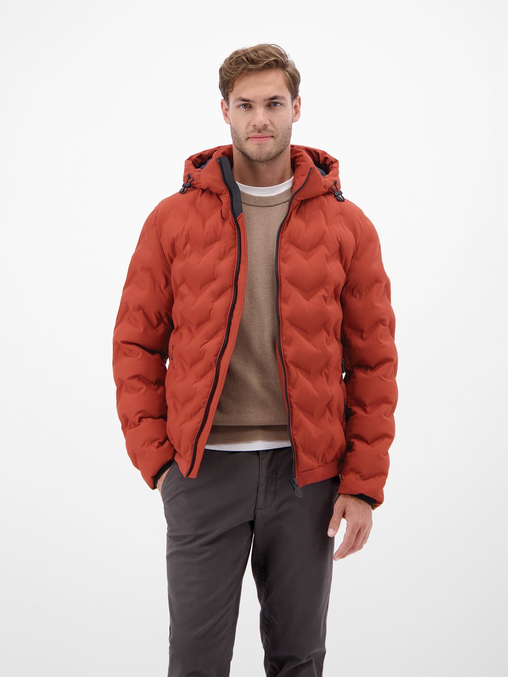 LERROS Steppjacke Herren rot, XXXL