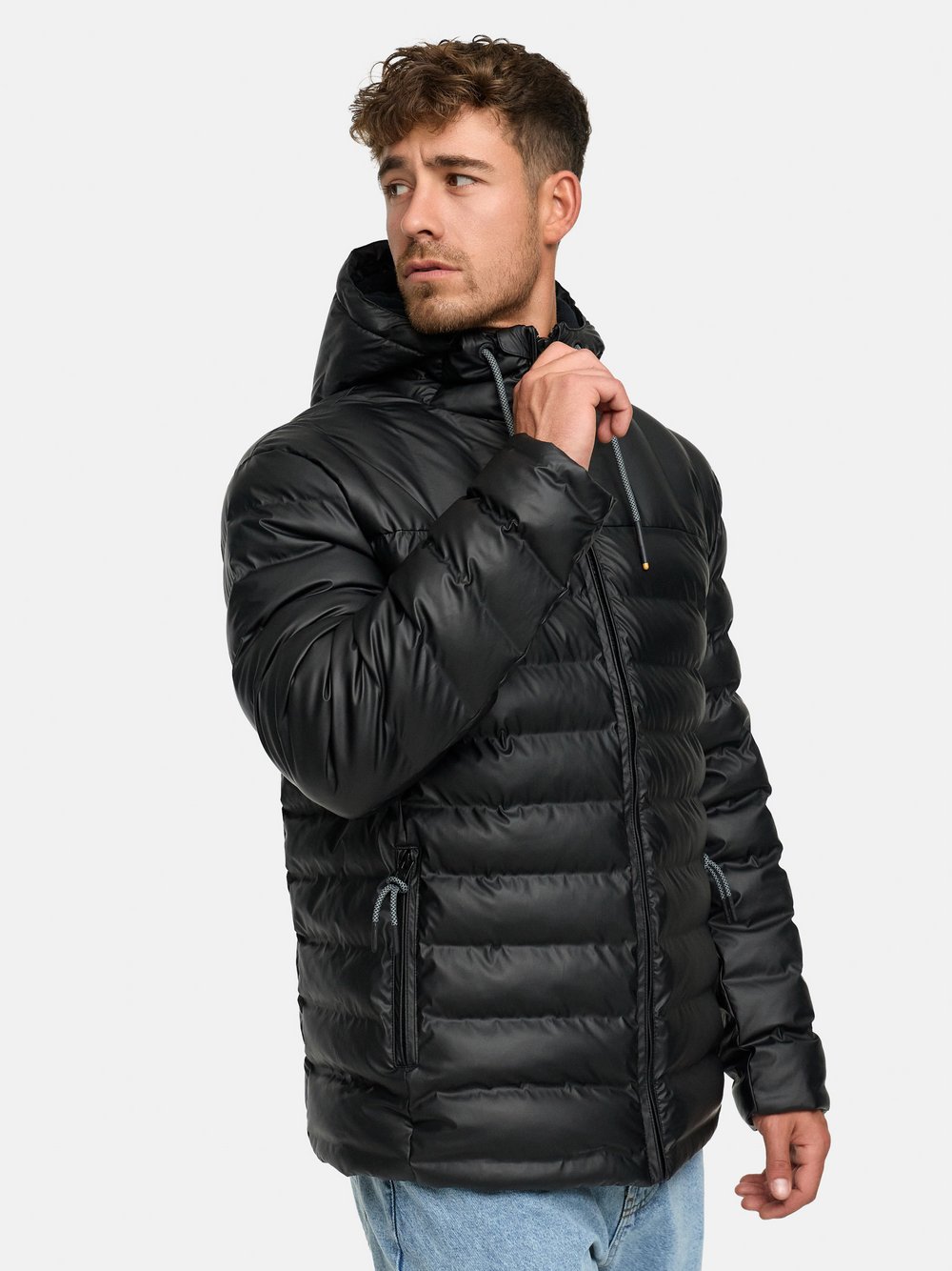 Indicode Winterjacke Herren schwarz, XXXL