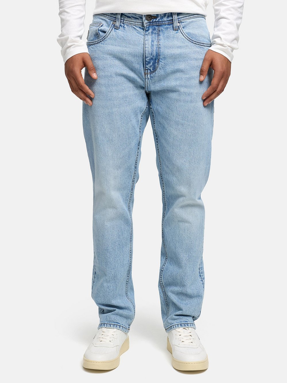 Thumbnail - Indicode Jeanshose Herren Baumwolle blau, 36-34