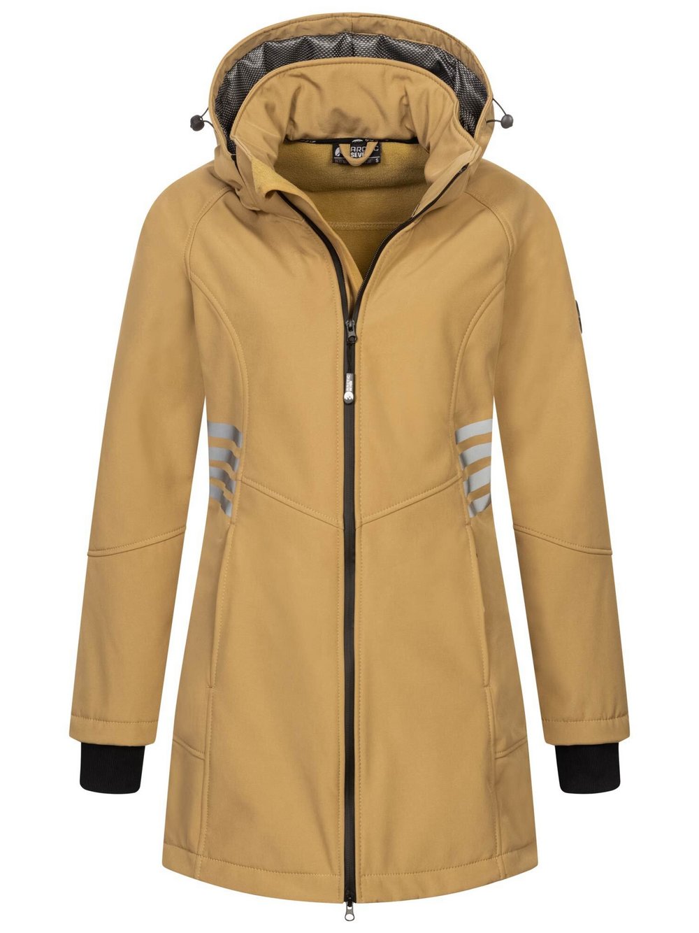 Thumbnail - Arctic Seven Softshelljacke  Damen Baumwolle beige, 48