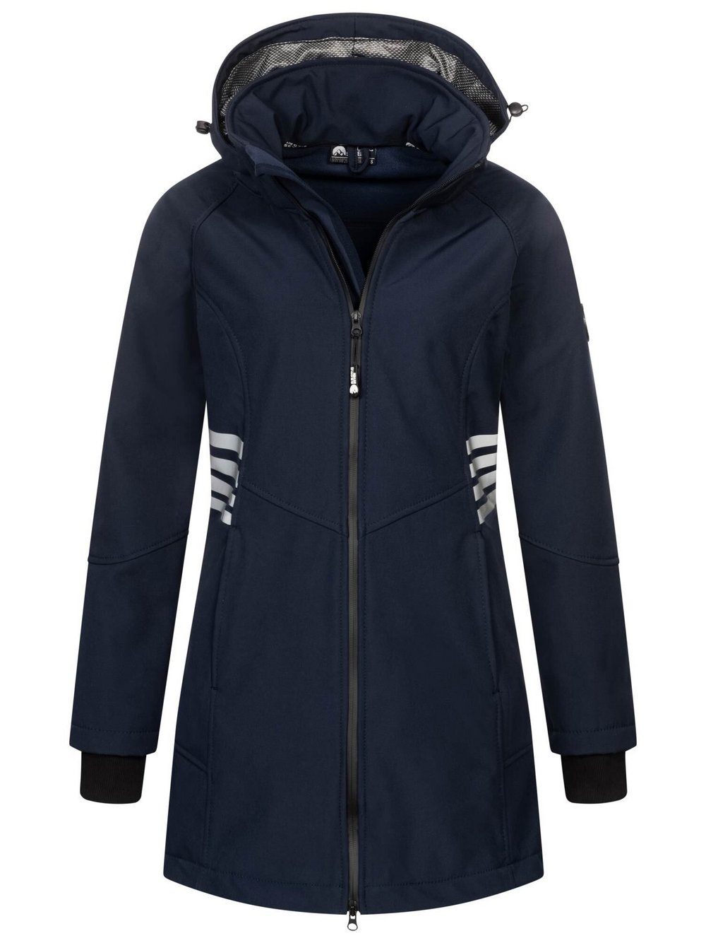 Thumbnail - Arctic Seven Softshelljacke Damen Baumwolle blau, 40