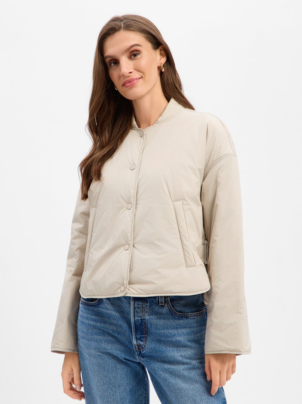 VAN GRAAF Marc O'polo Damen Beige Übergangsjacke Größe 42