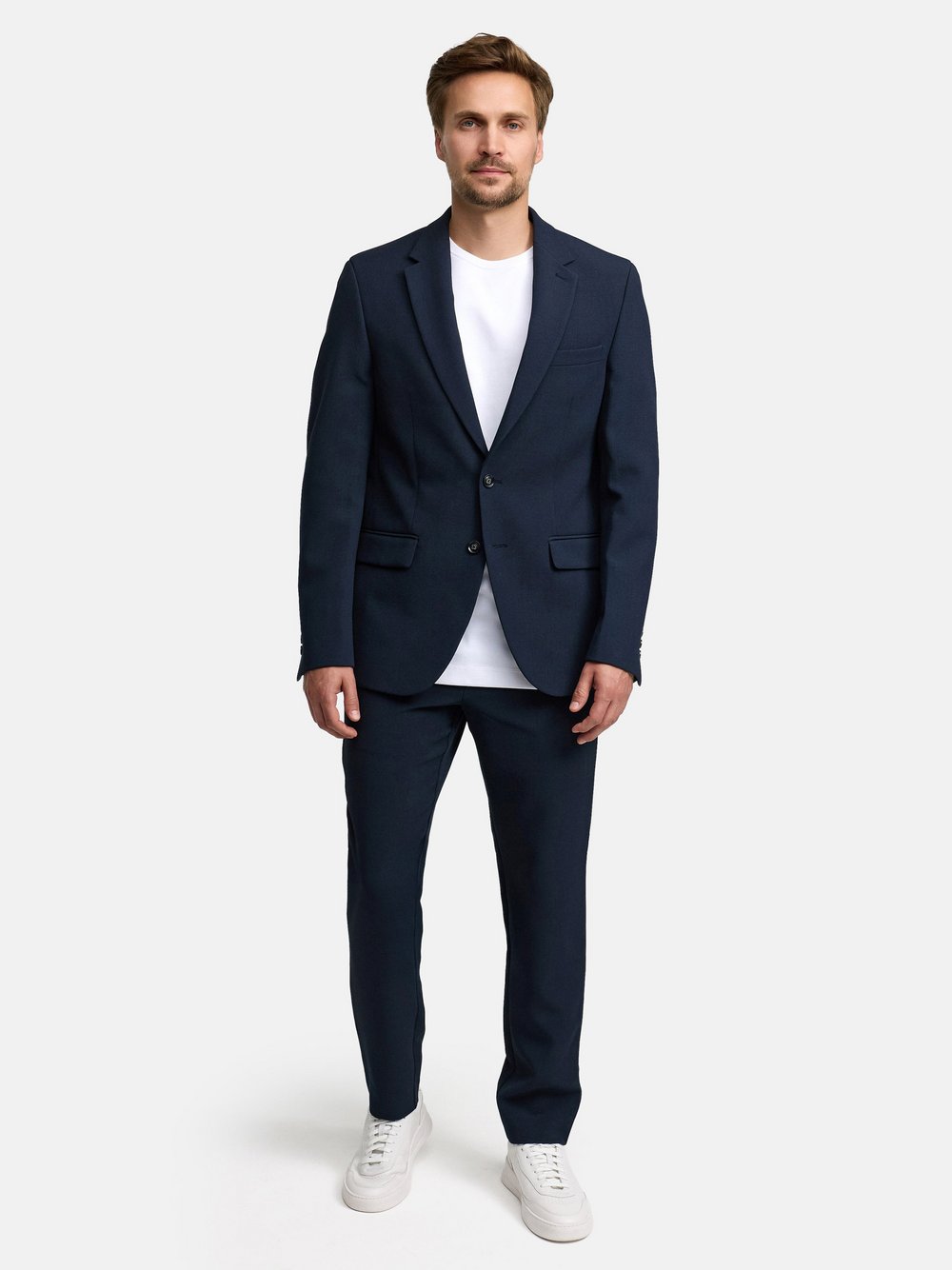 Jeff Anzug 2-Teiler Herren Regular Fit blau, 52