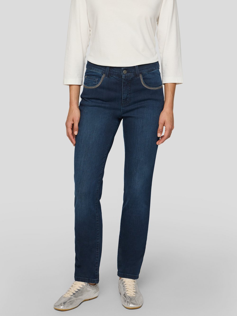 RABE Hose Damen Baumwolle blau, 36