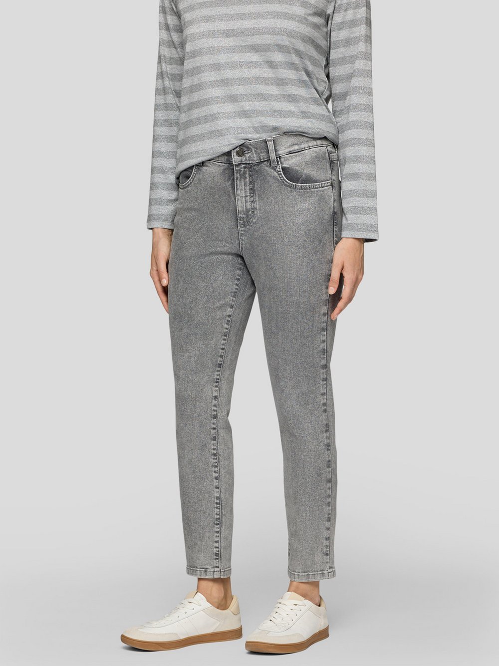 RABE Hose Damen Baumwolle grau, 38