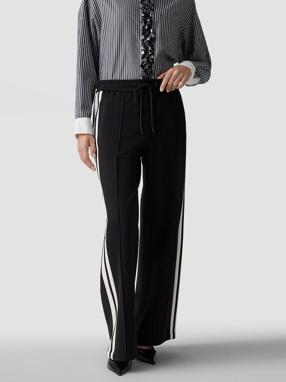 LCMT Hose Damen Viskose schwarz, 38