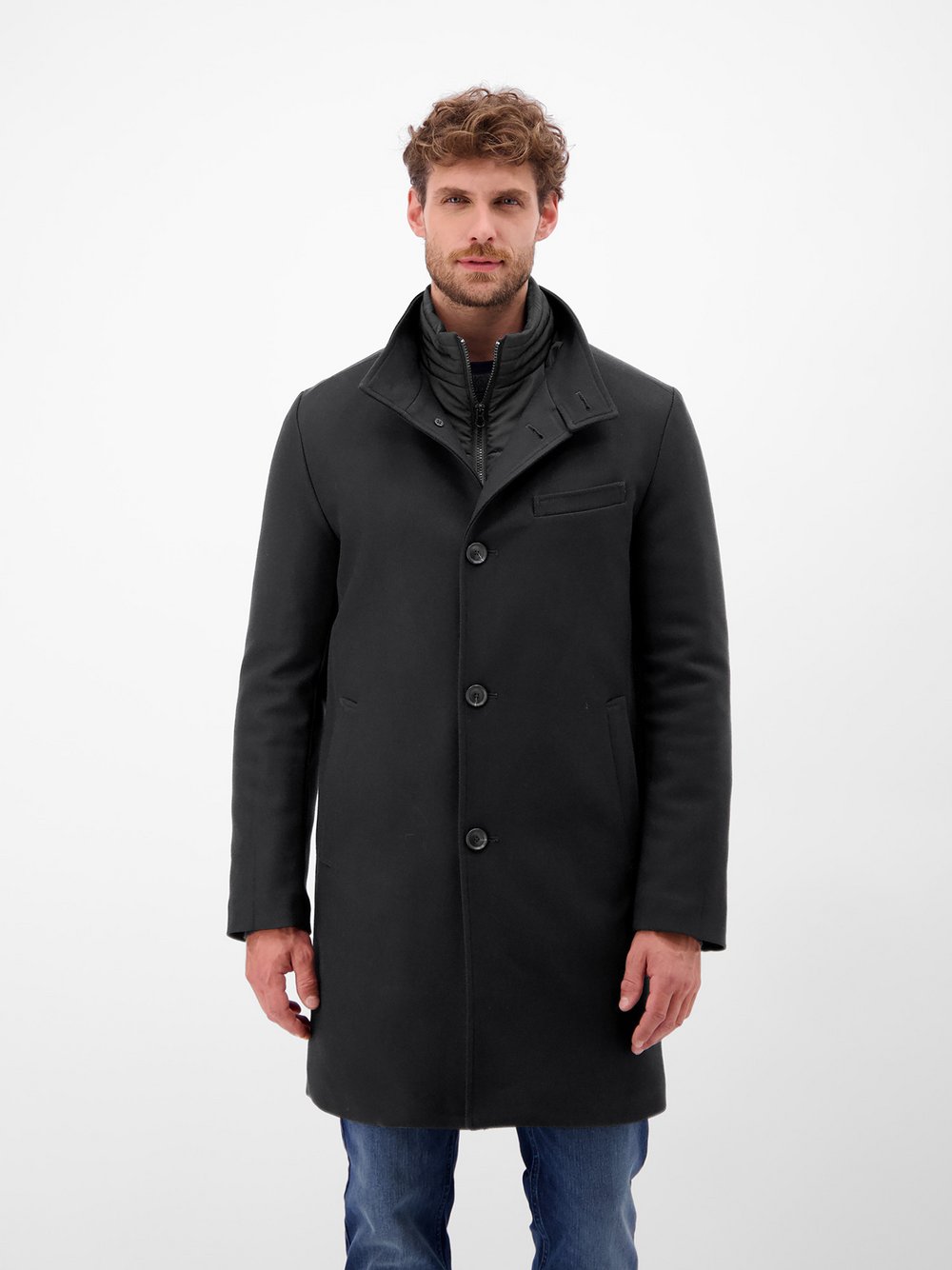 LERROS Mantel Herren blau, 48