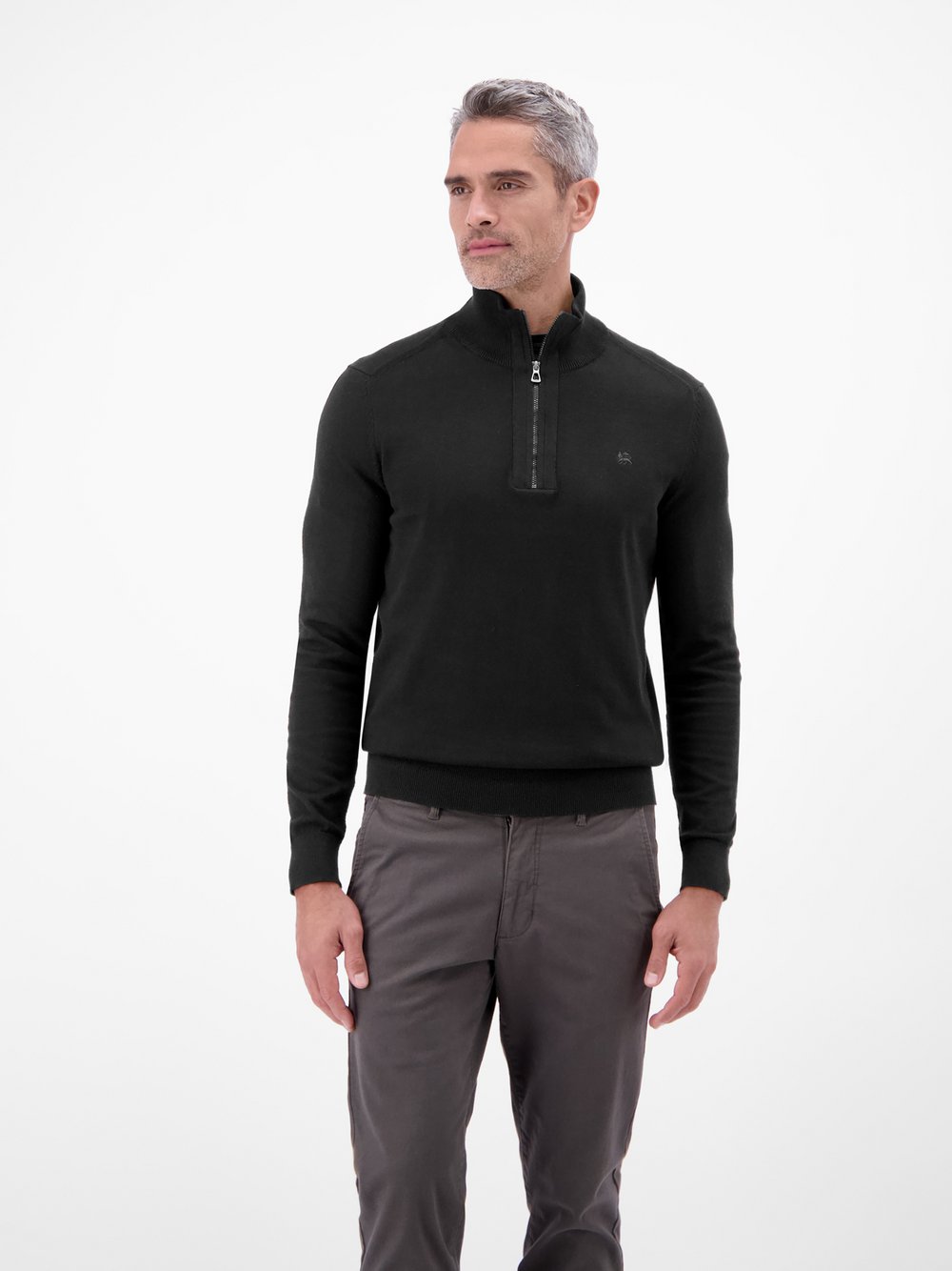 LERROS Troyer Herren Baumwolle schwarz, XL