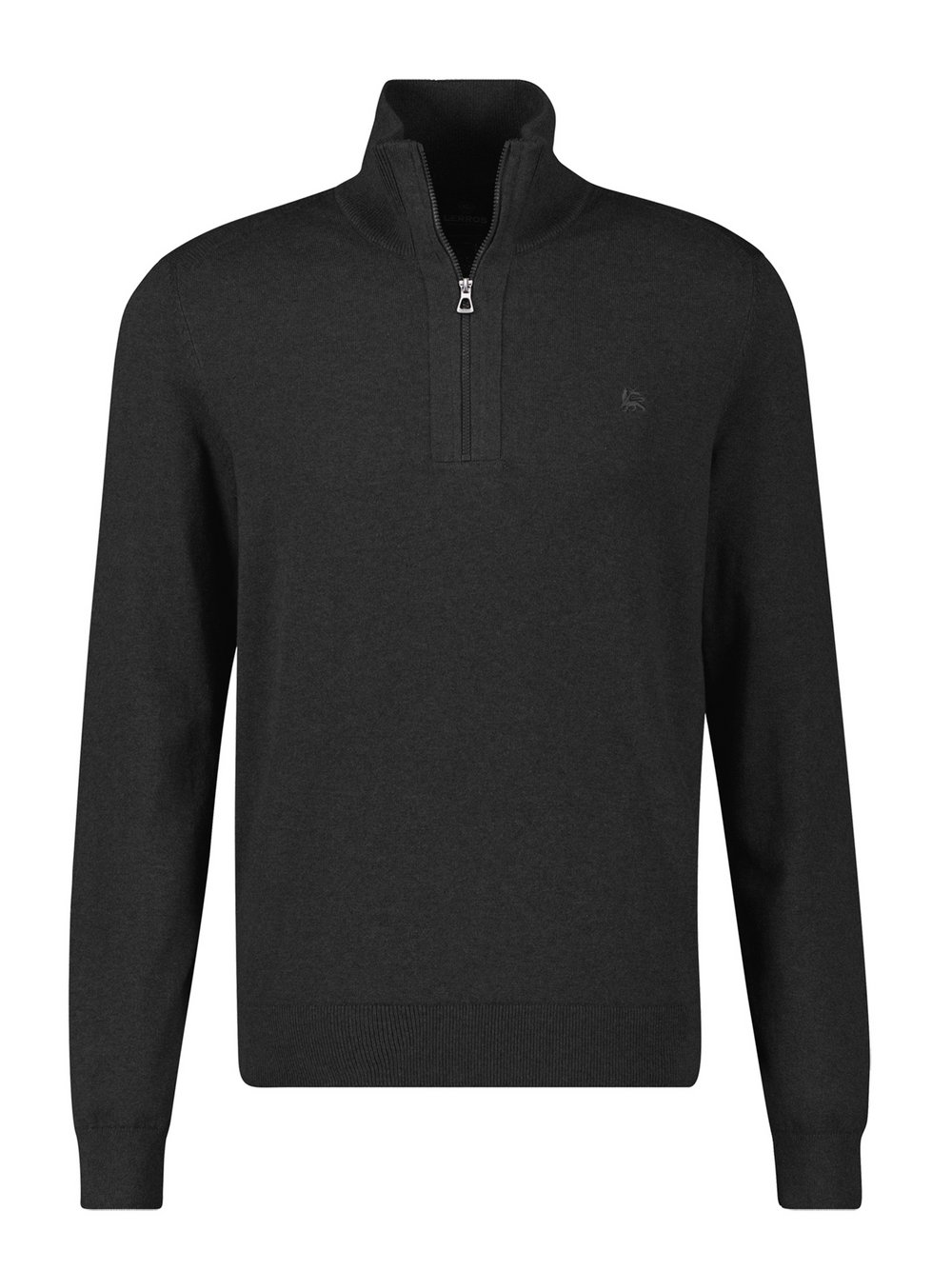 LERROS Strickpullover Herren Baumwolle schwarz, 4XL