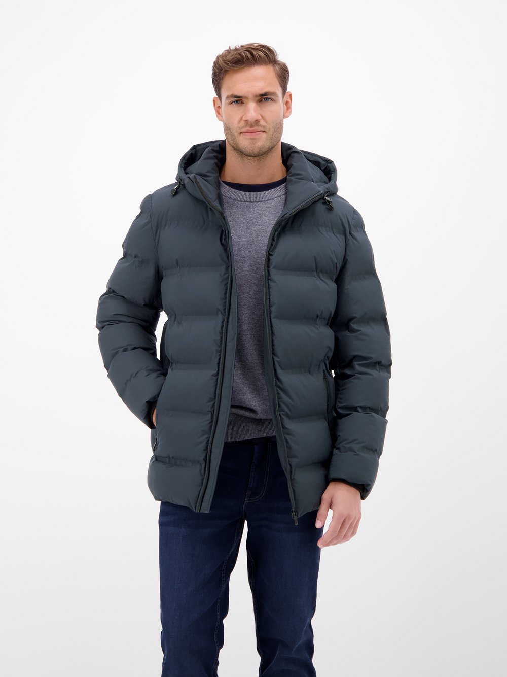 LERROS Winterjacke Herren blau, L