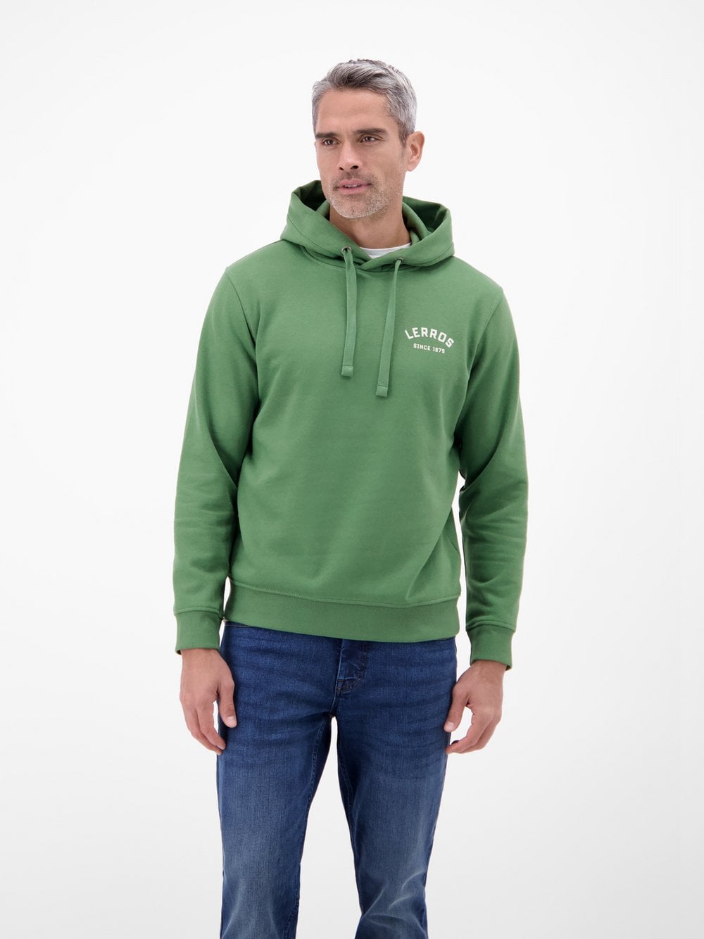 LERROS Hoodie Herren Baumwolle grün, XXL