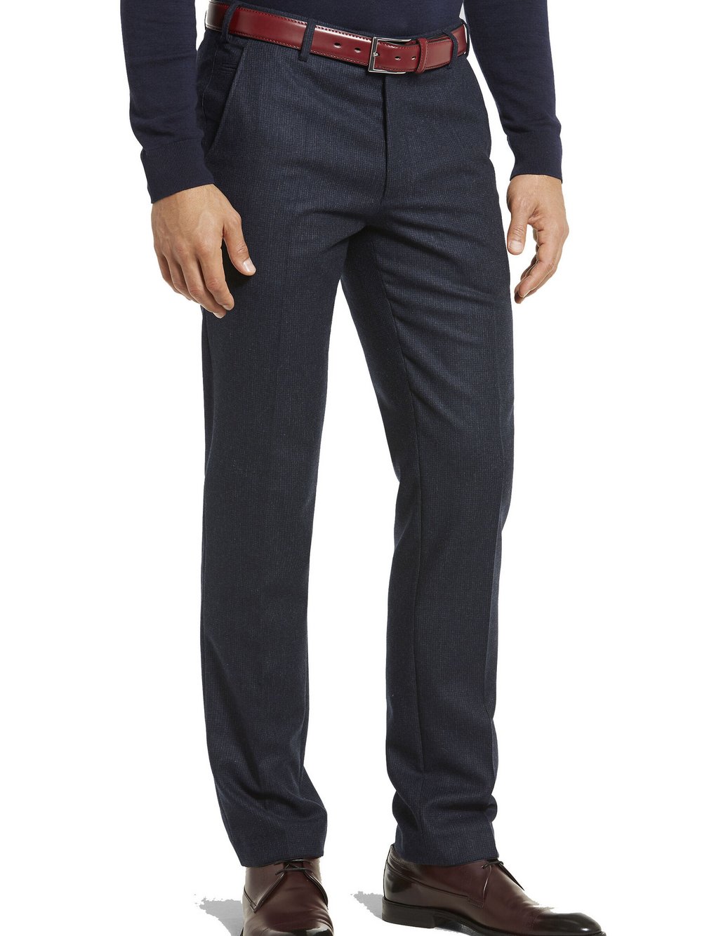 MEYER Stoffhose Herren Baumwolle blau, 52