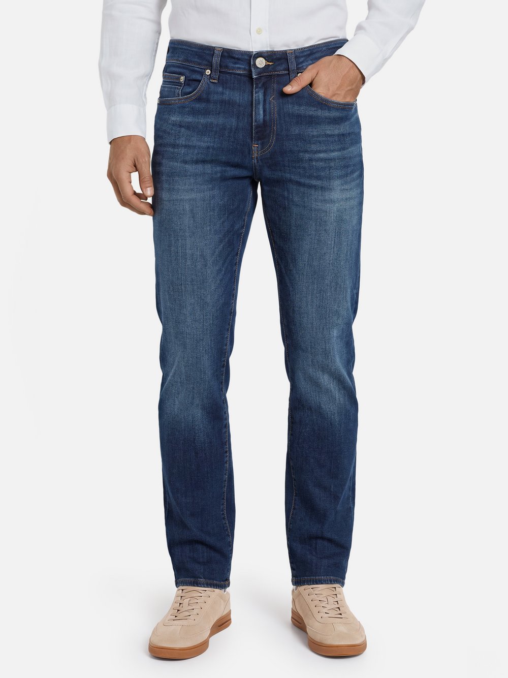 VAN GRAAF Only&Sons Herren Dark Stone Jeans Baumwolle Blau, Größe 32-34