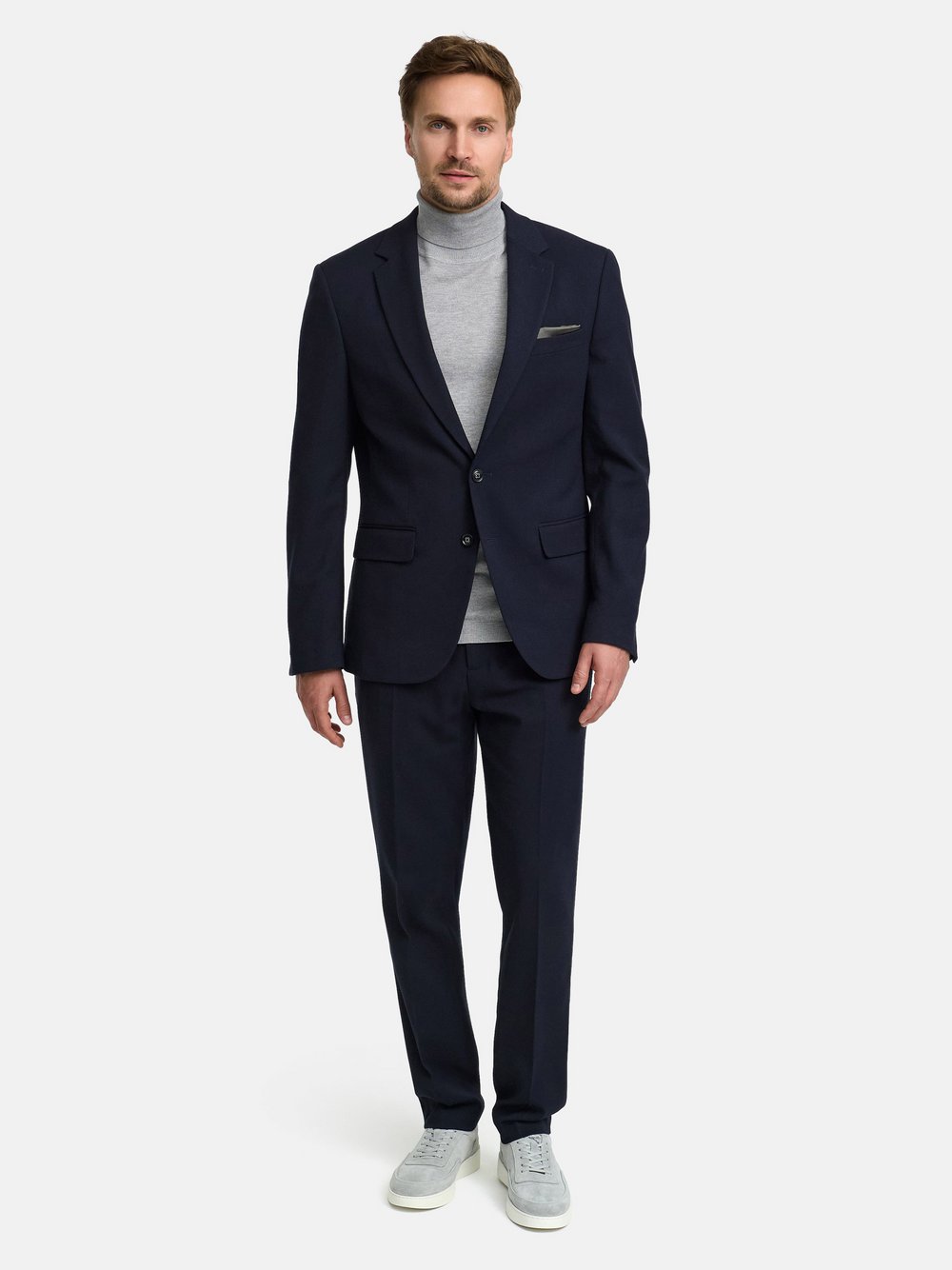 Jeff Anzug 2-Teiler Herren Regular Fit blau, 50