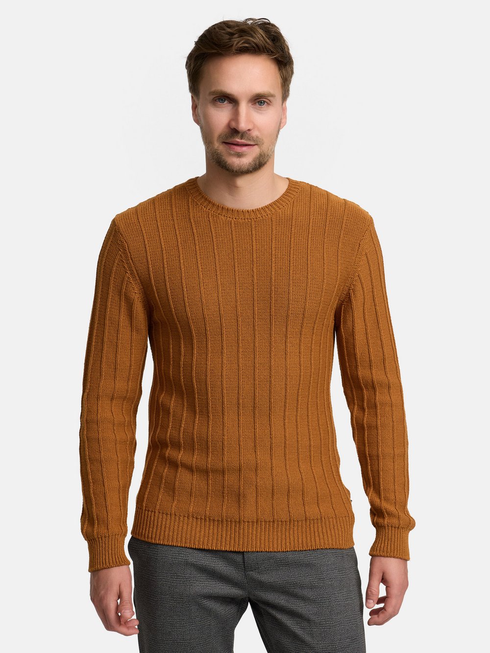 Jeff Strickpullover Herren Baumwolle mehrfarbig, L