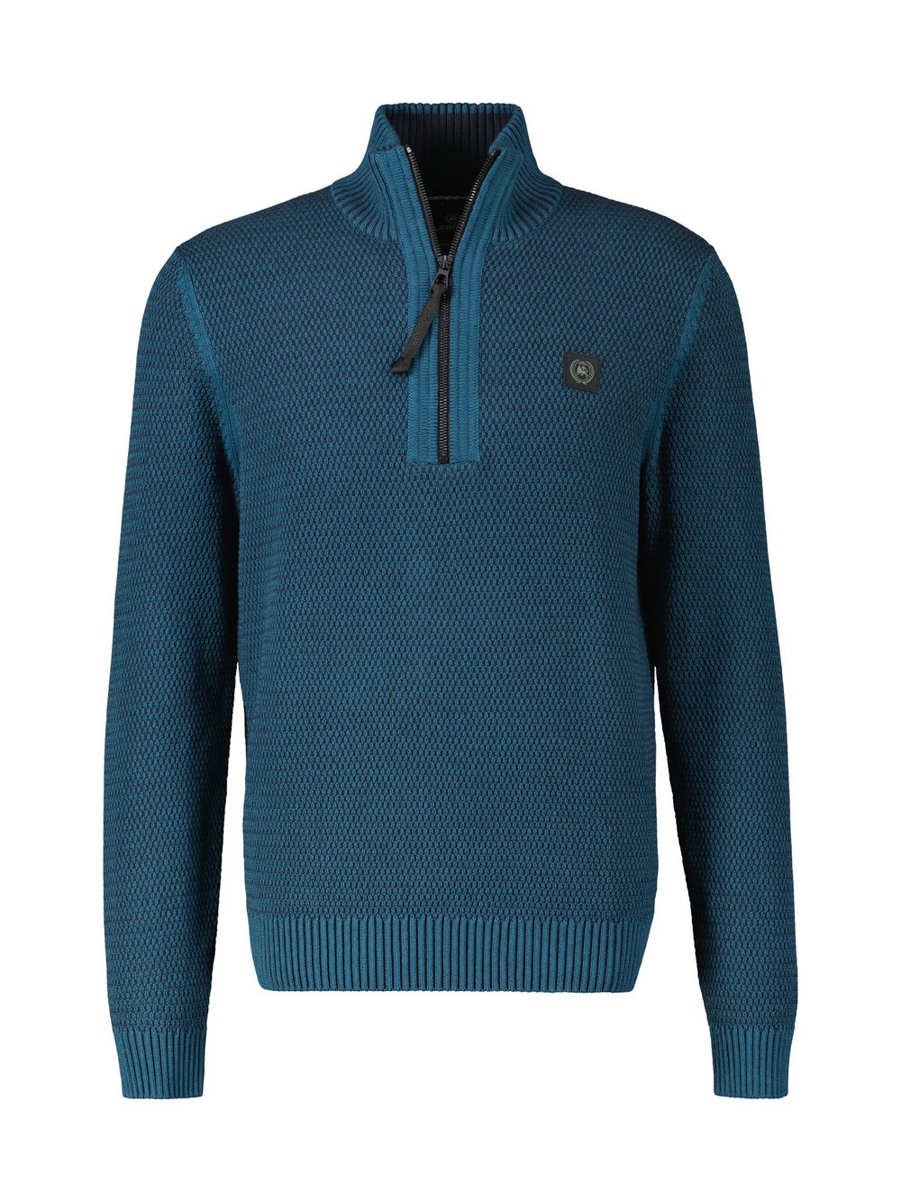 Thumbnail - LERROS Strickpullover Herren Baumwolle blau, 6XL