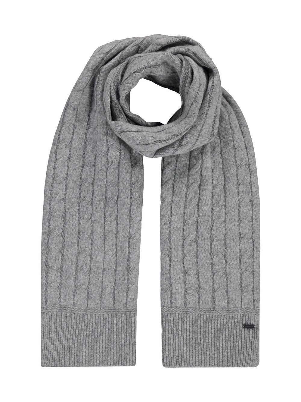 LERROS Strickschal Herren Wolle grau, ONE SIZE