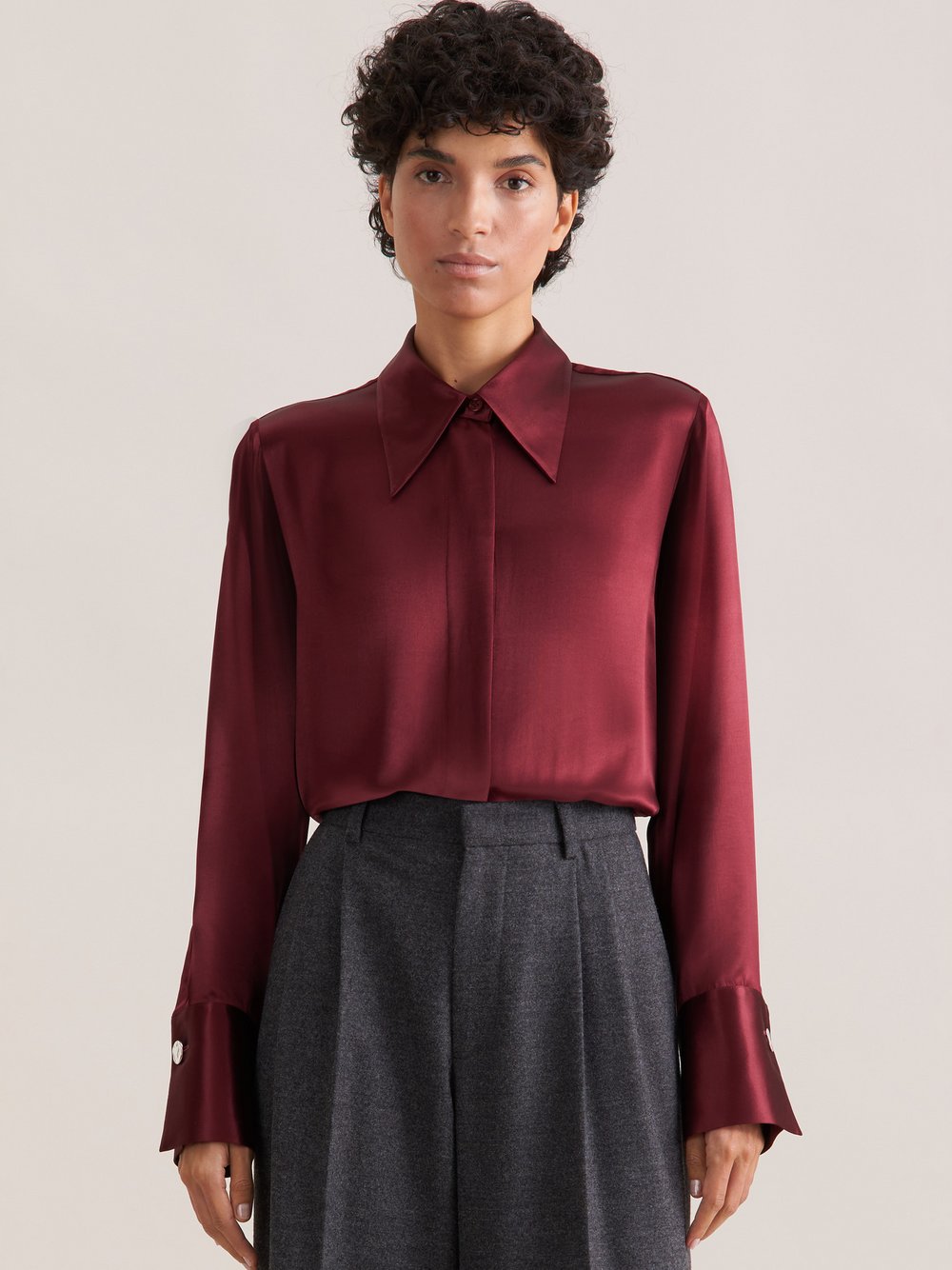 Seidensticker Klassische Bluse Damen Viskose rot, 42