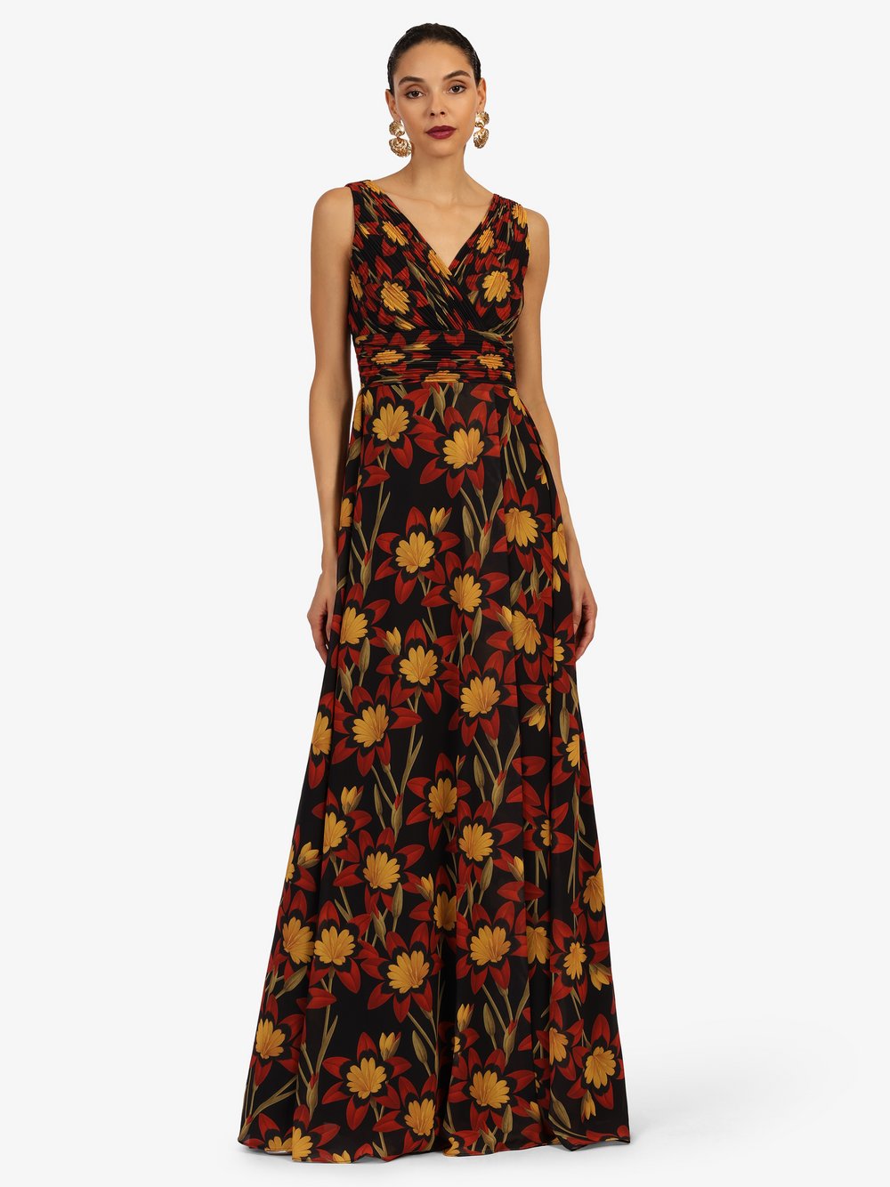 Thumbnail - Kraimod Abendkleid Damen mehrfarbig gemustert, 42