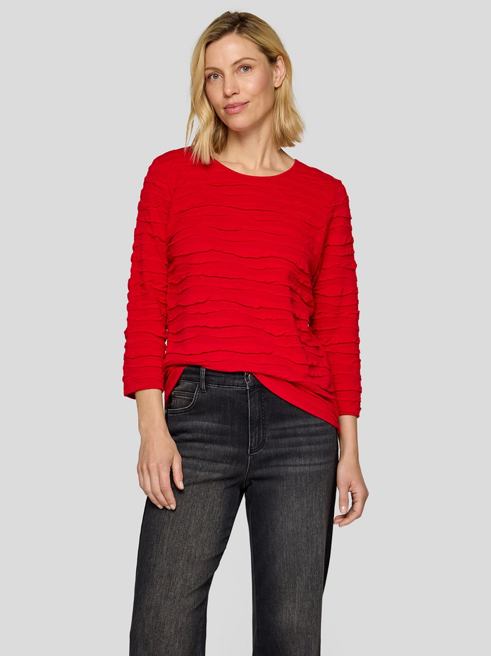 RABE T-Shirt Damen Viskose rot, 42