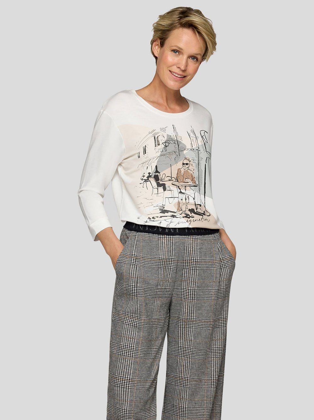 Thumbnail - RABE T-Shirt Damen Viskose weiß, 42