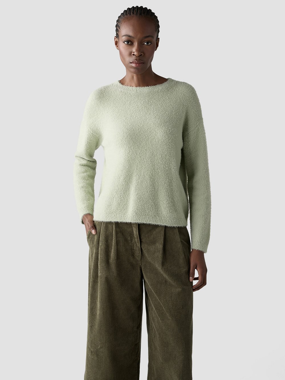 LCMT Pullover Damen Polyamid grün, 36