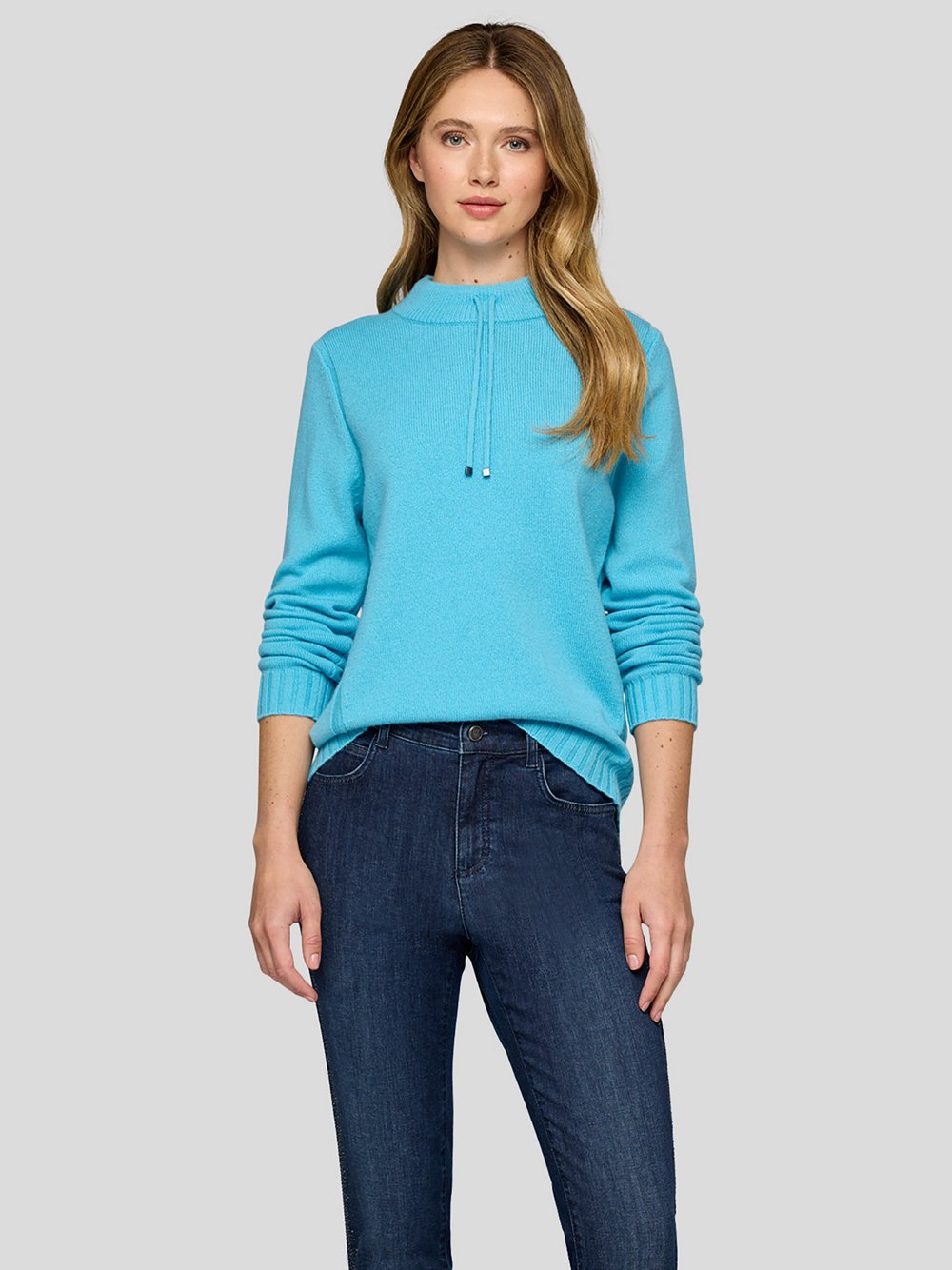 RABE Pullover Damen Wolle blau, 48