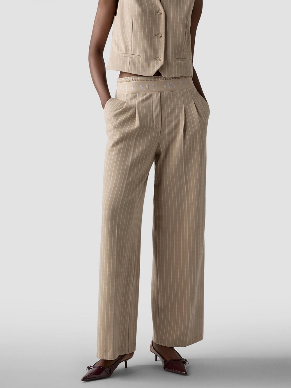 LCMT Hose Damen braun gemustert, 46