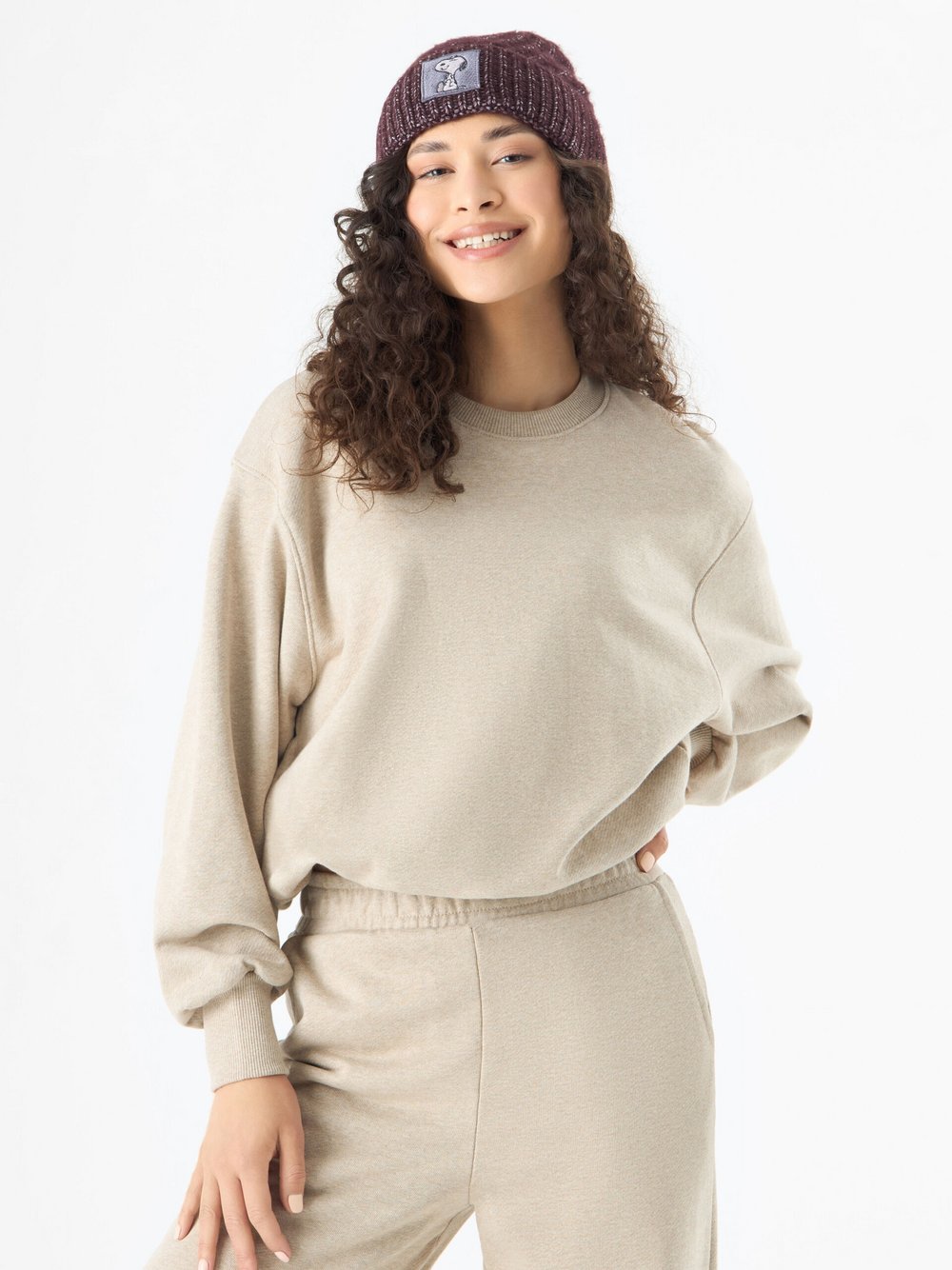 Thumbnail - Codello Mütze Damen braun meliert, ONE SIZE