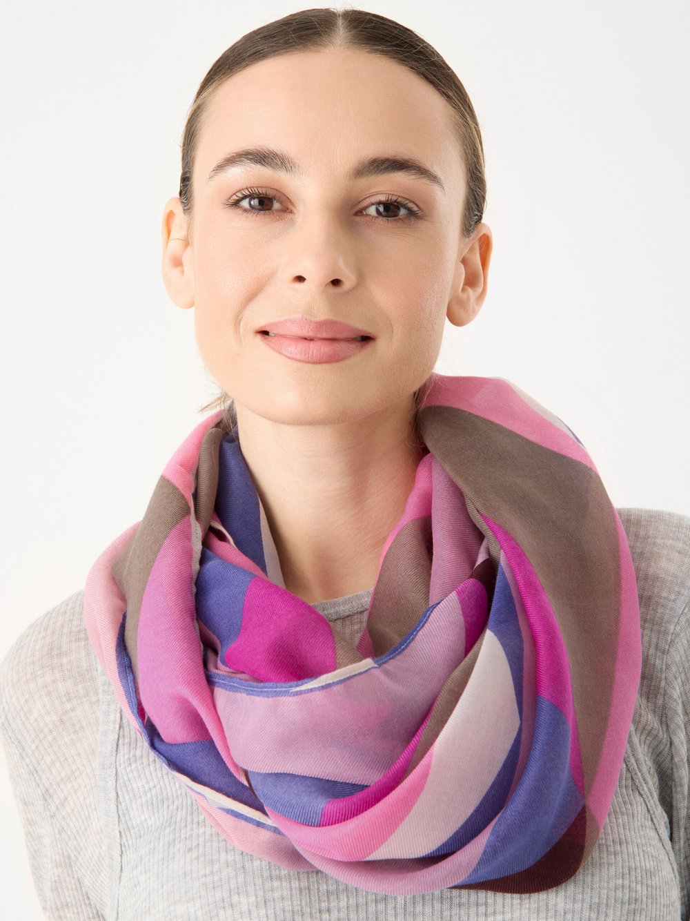 Thumbnail - Codello Loop Damen pink gemustert, ONE SIZE