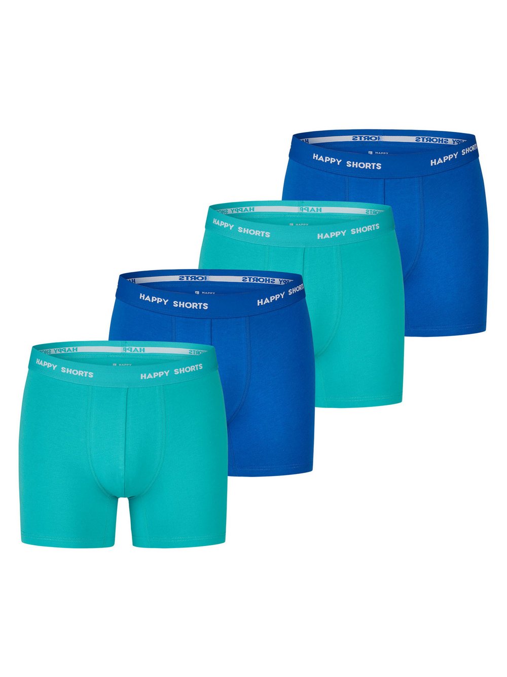 Thumbnail - HAPPY SHORTS Retro Boxer  Herren Jersey mehrfarbig bedruckt, XL