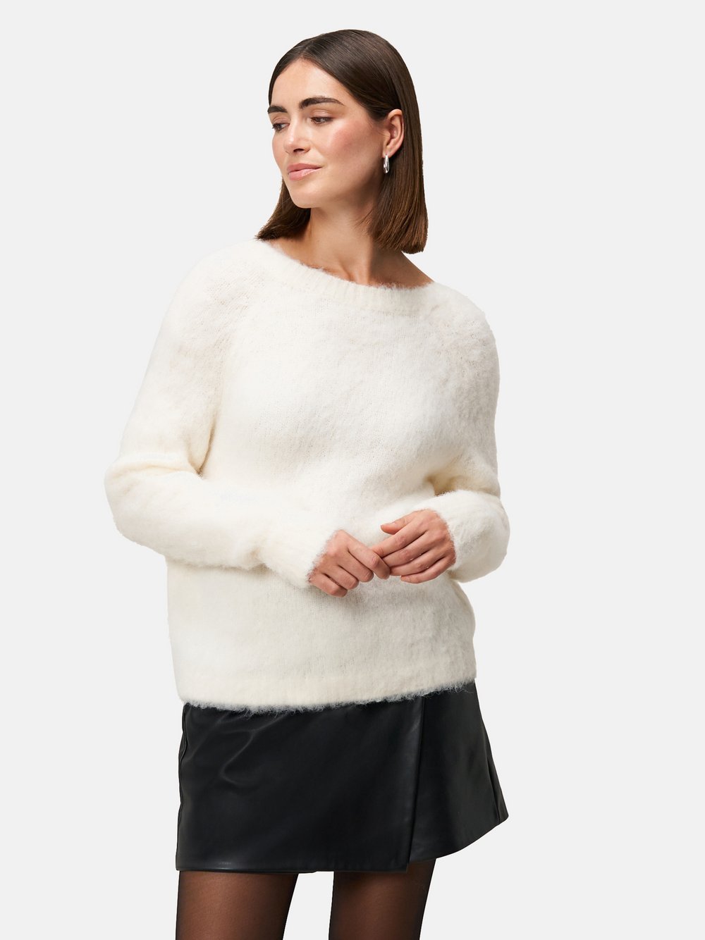 Thumbnail - zero Pullover Damen weiß, S