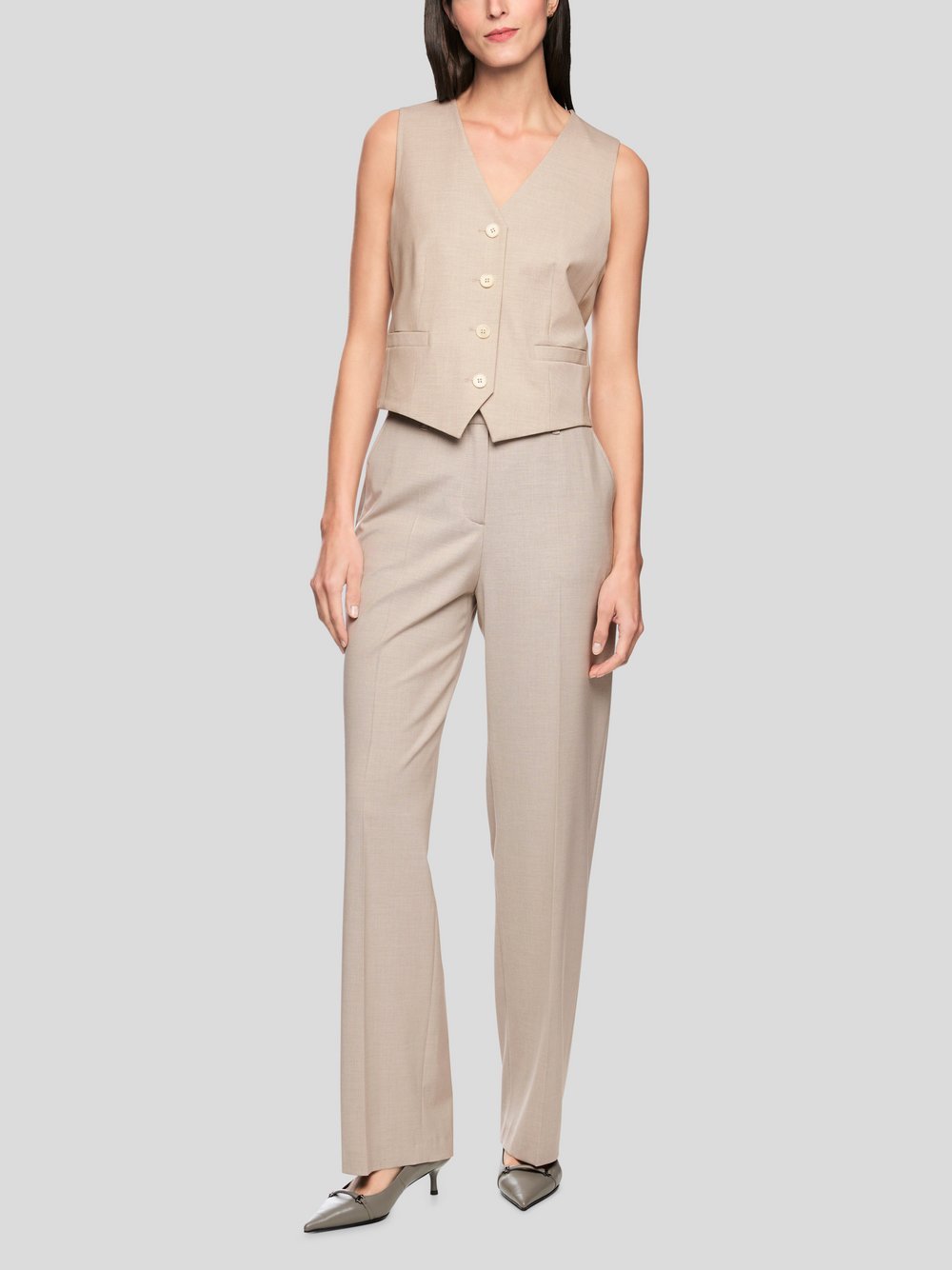 Marc Cain Weste Damen Viskose beige, 46