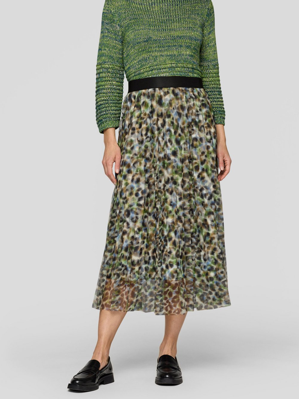 RABE Rock Damen grün gemustert, 52