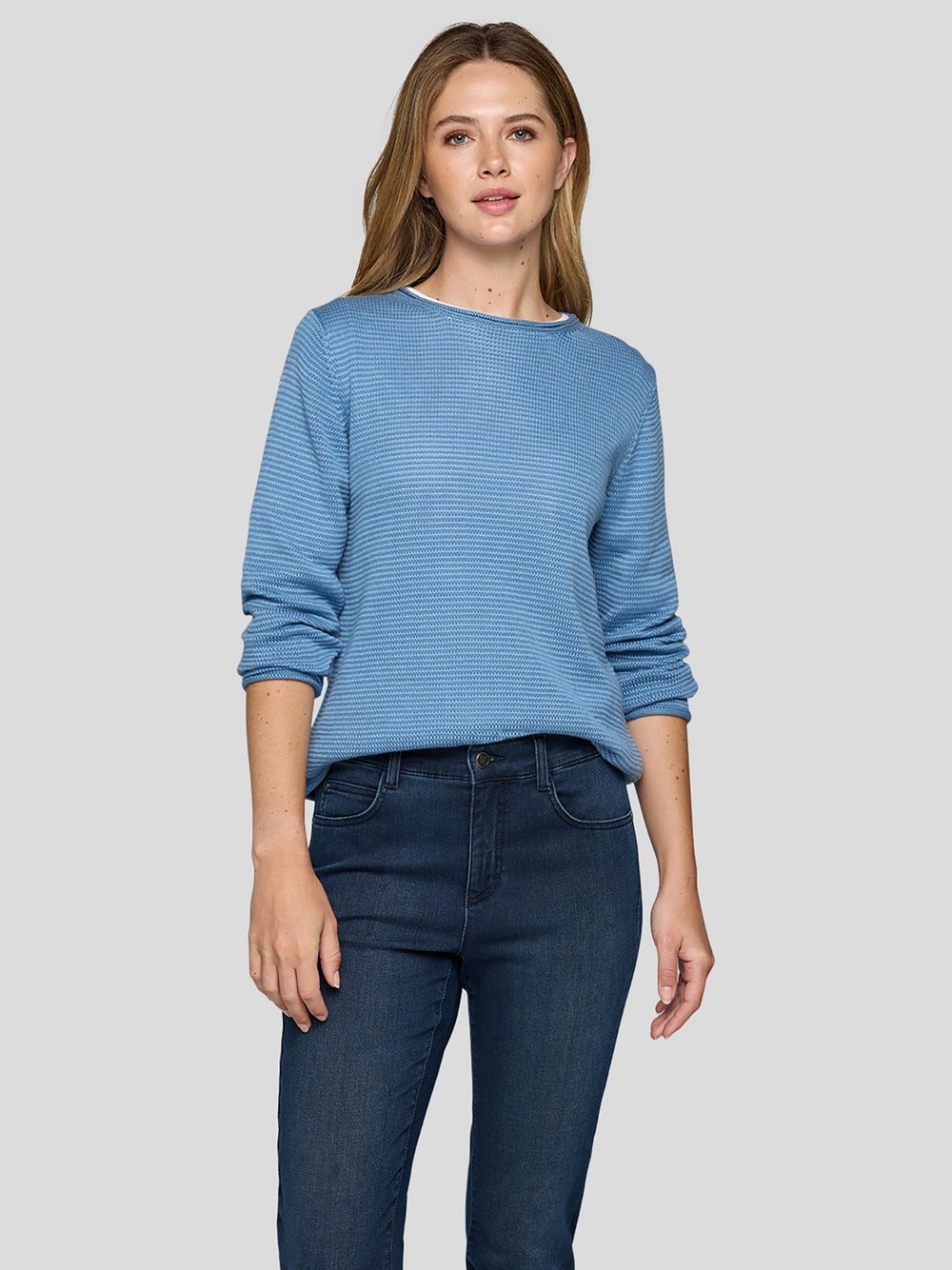 RABE Pullover Damen Baumwolle blau, 46