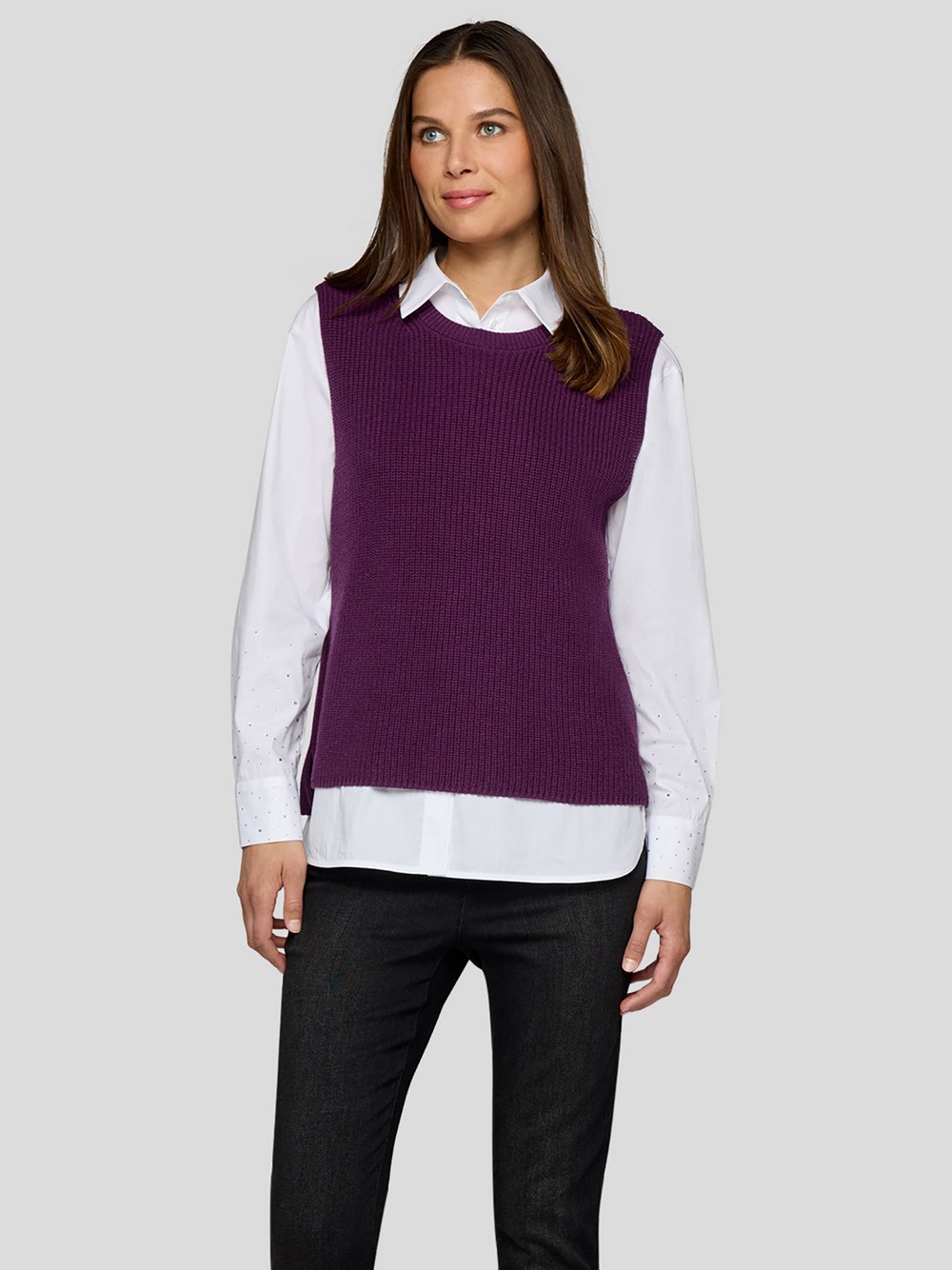 RABE Pullunder Damen Baumwolle lila, 46