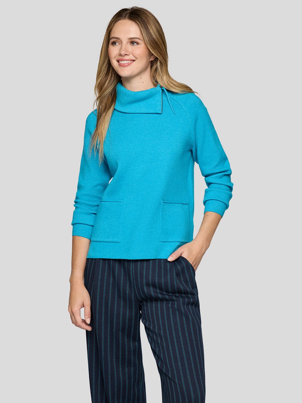 Thumbnail - RABE Pullover Damen blau, 50