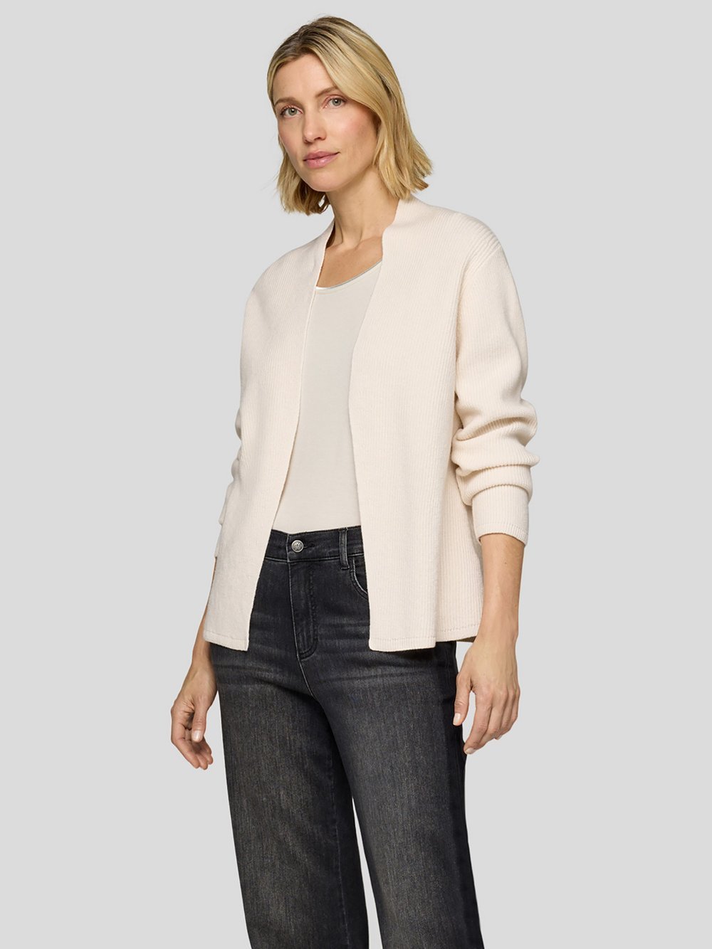 RABE Strickjacke Damen Baumwolle beige, 50