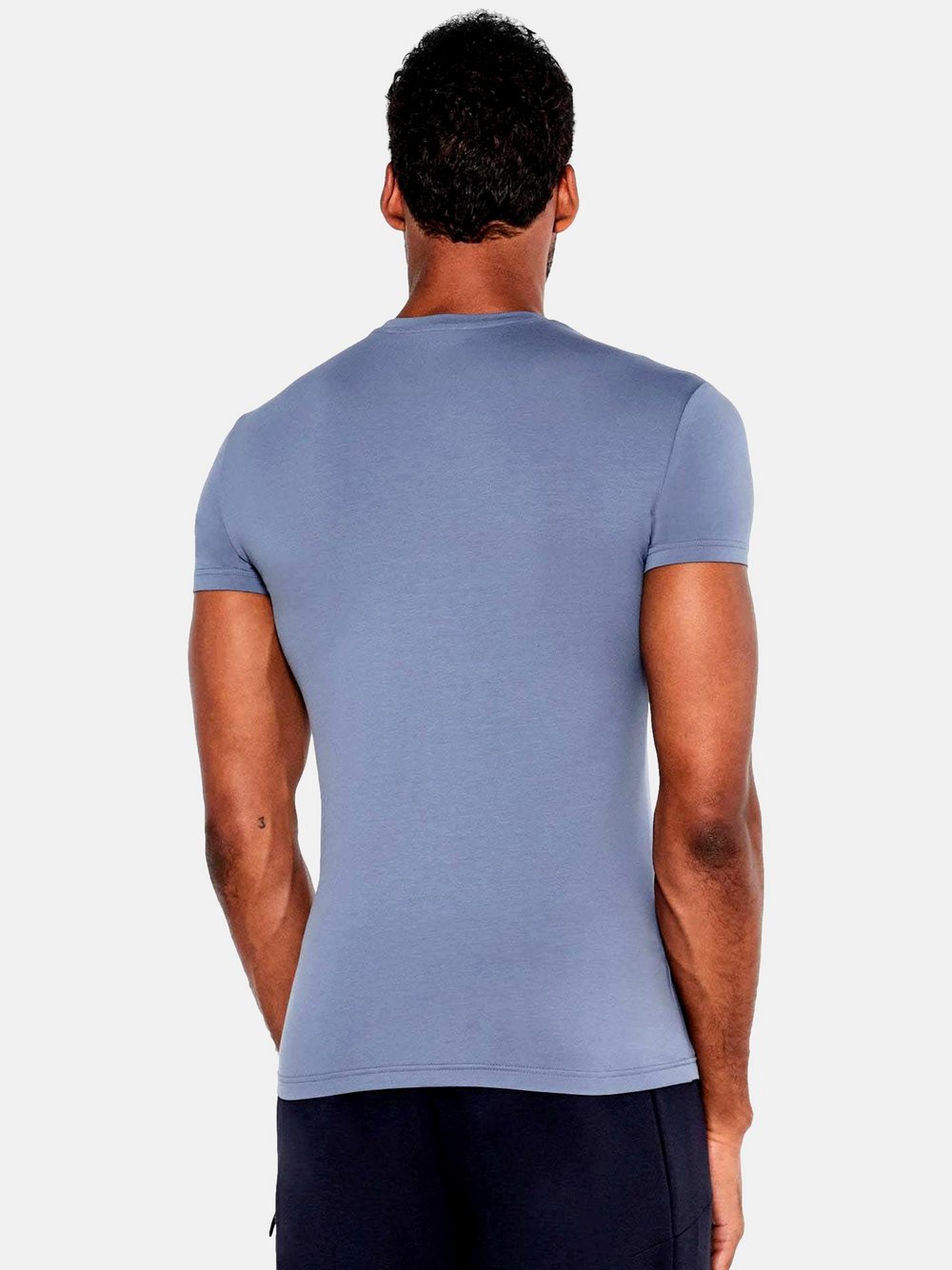 Emporio Armani T-Shirt Herren Baumwolle grau bedruckt, M