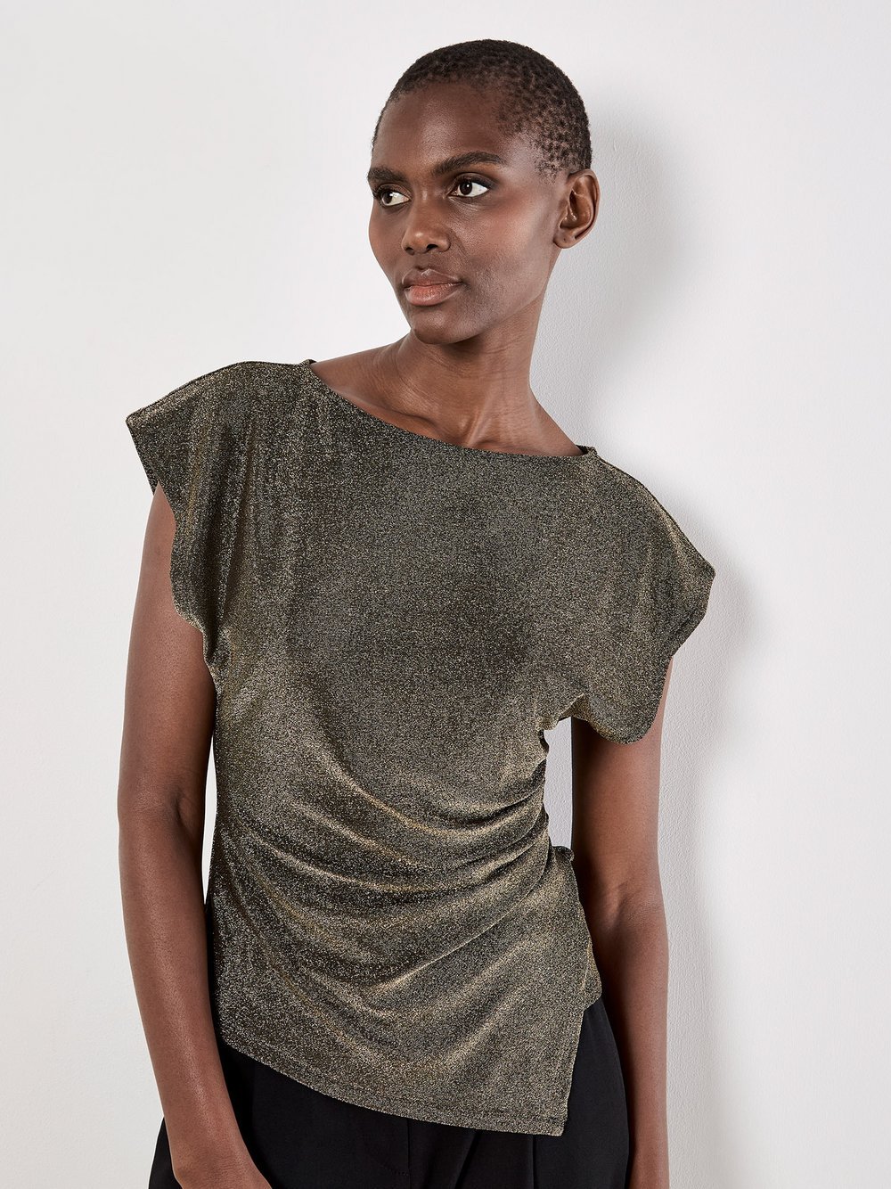 Apricot Bluse Damen gelb, 36