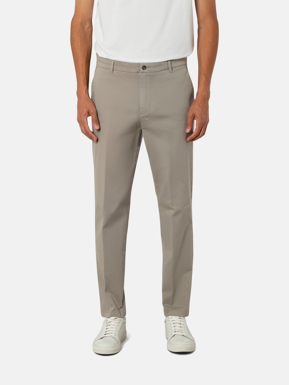 Thumbnail - Benvenuto Chinohose TINO Herren Baumwolle grau, 48