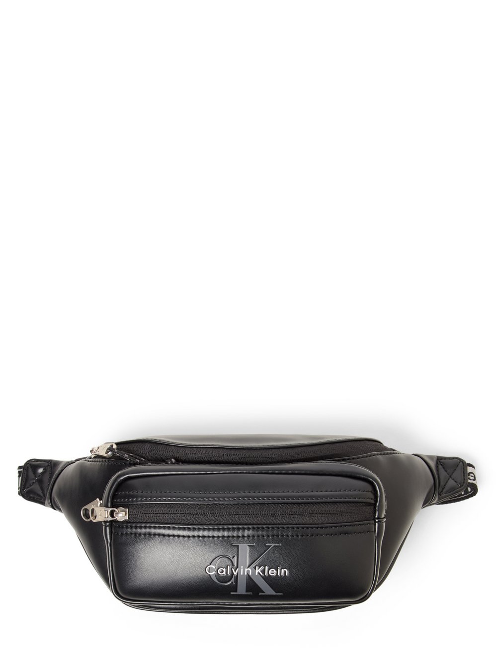 Calvin Klein torba na pasek Mężczyźni Sztuczna skóra czarny