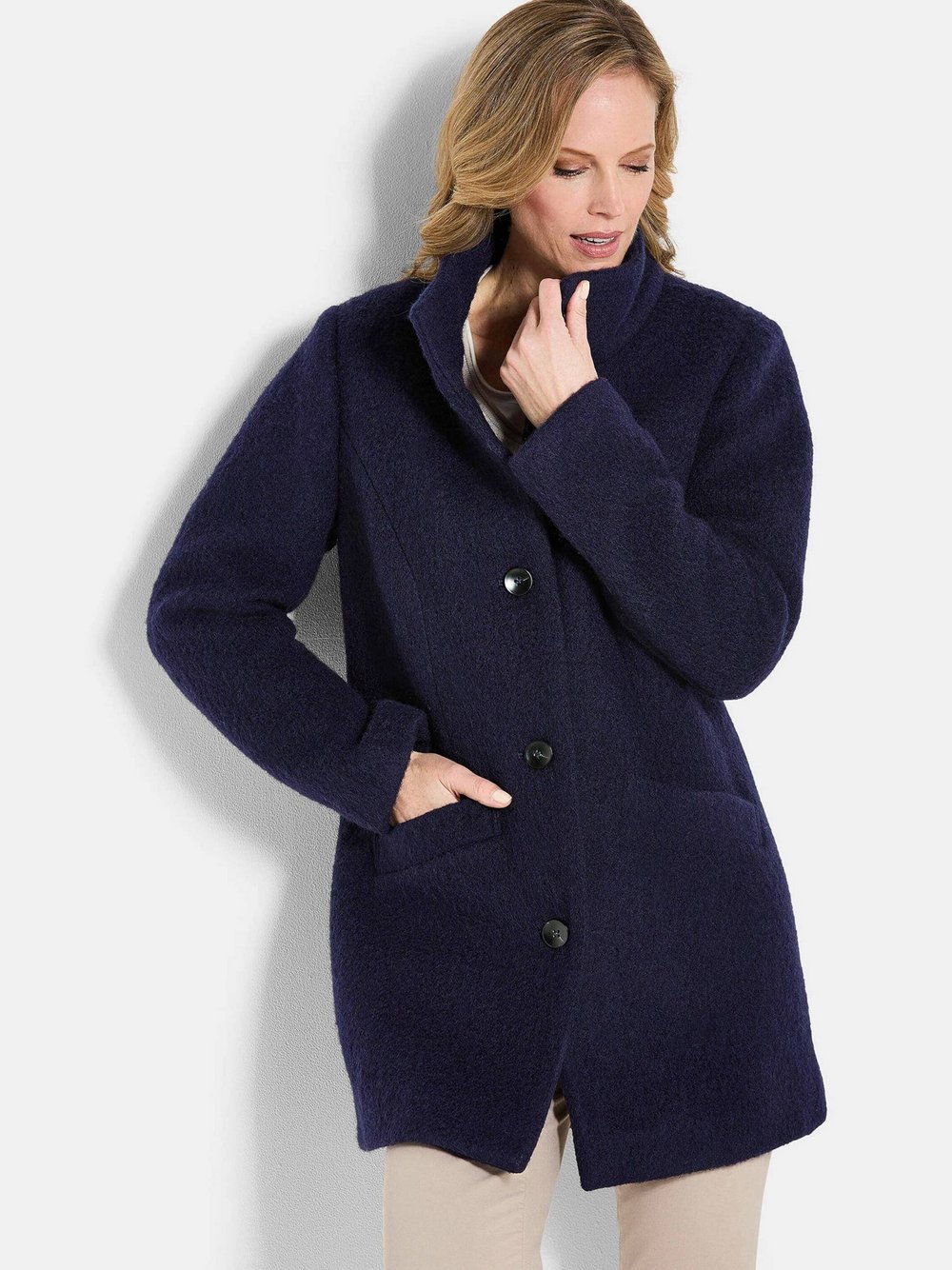 Goldner Outdoorjacke Damen blau, 38