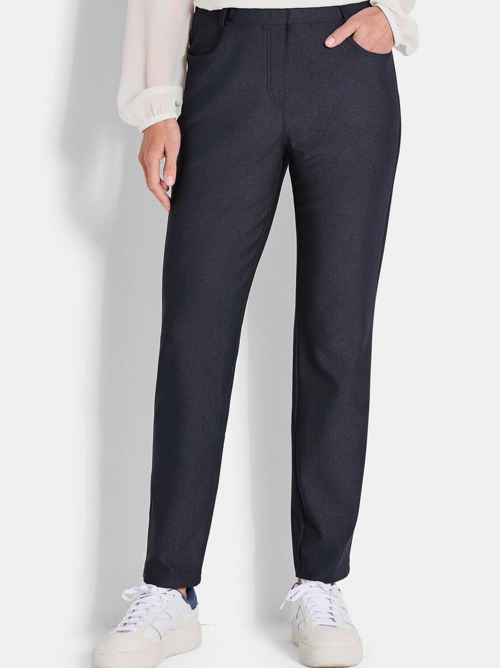 Goldner Schlupfhose Damen Polyamid blau, 46