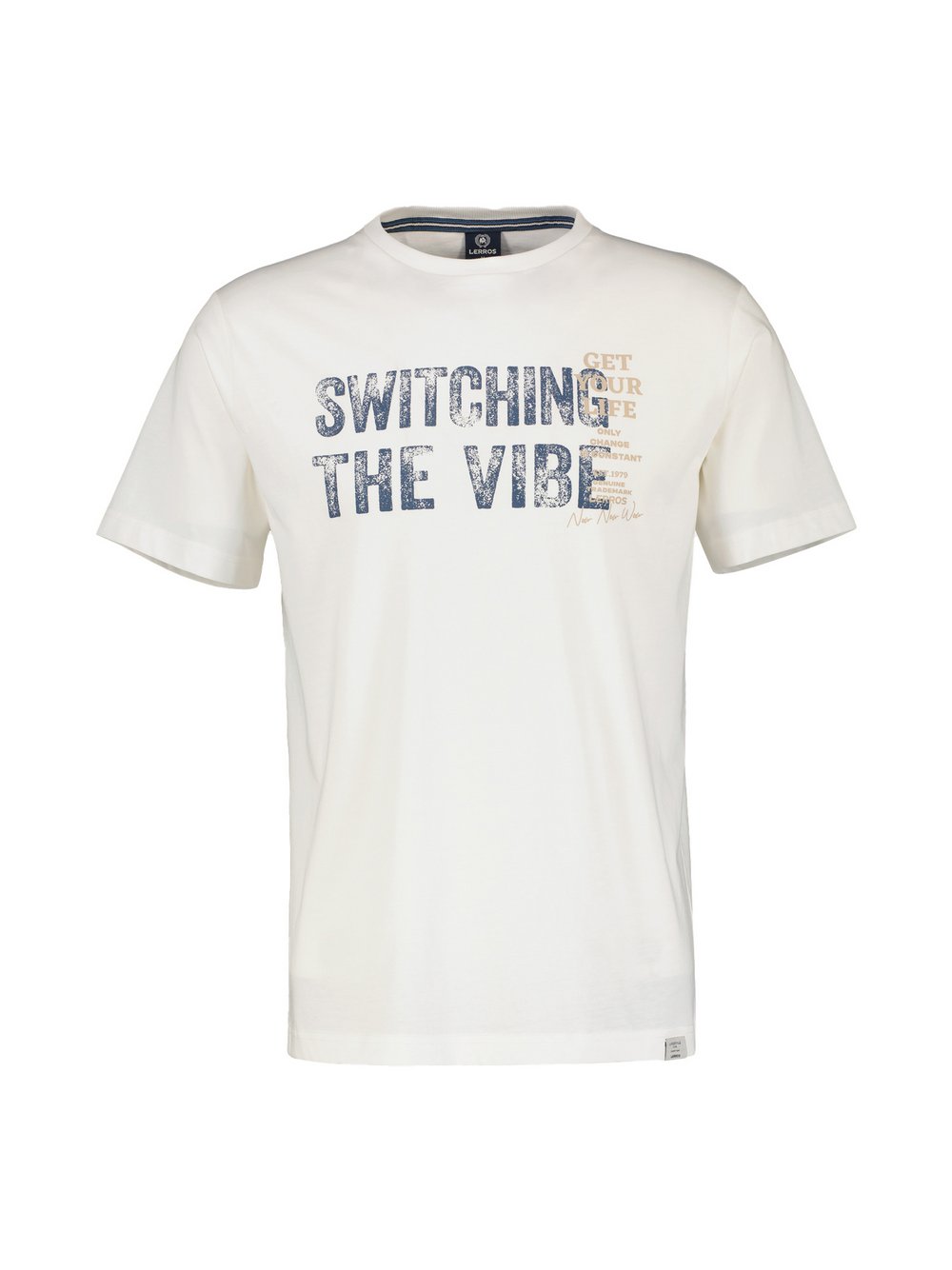 LERROS T-Shirt Herren Baumwolle weiß, 6XL