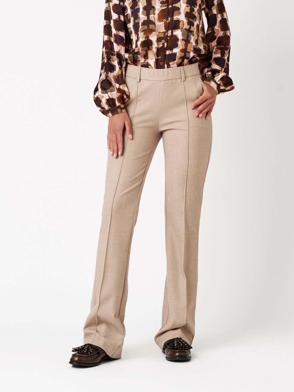 TONI Hose Damen Viskose beige, 38