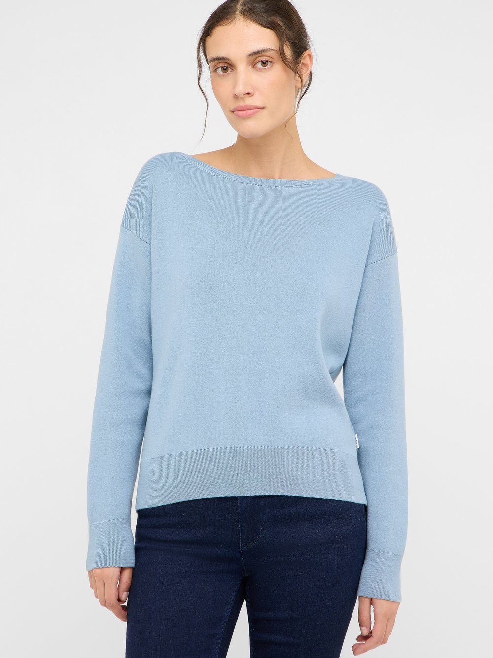 Mustang Strickpullover Damen Baumwolle blau, S