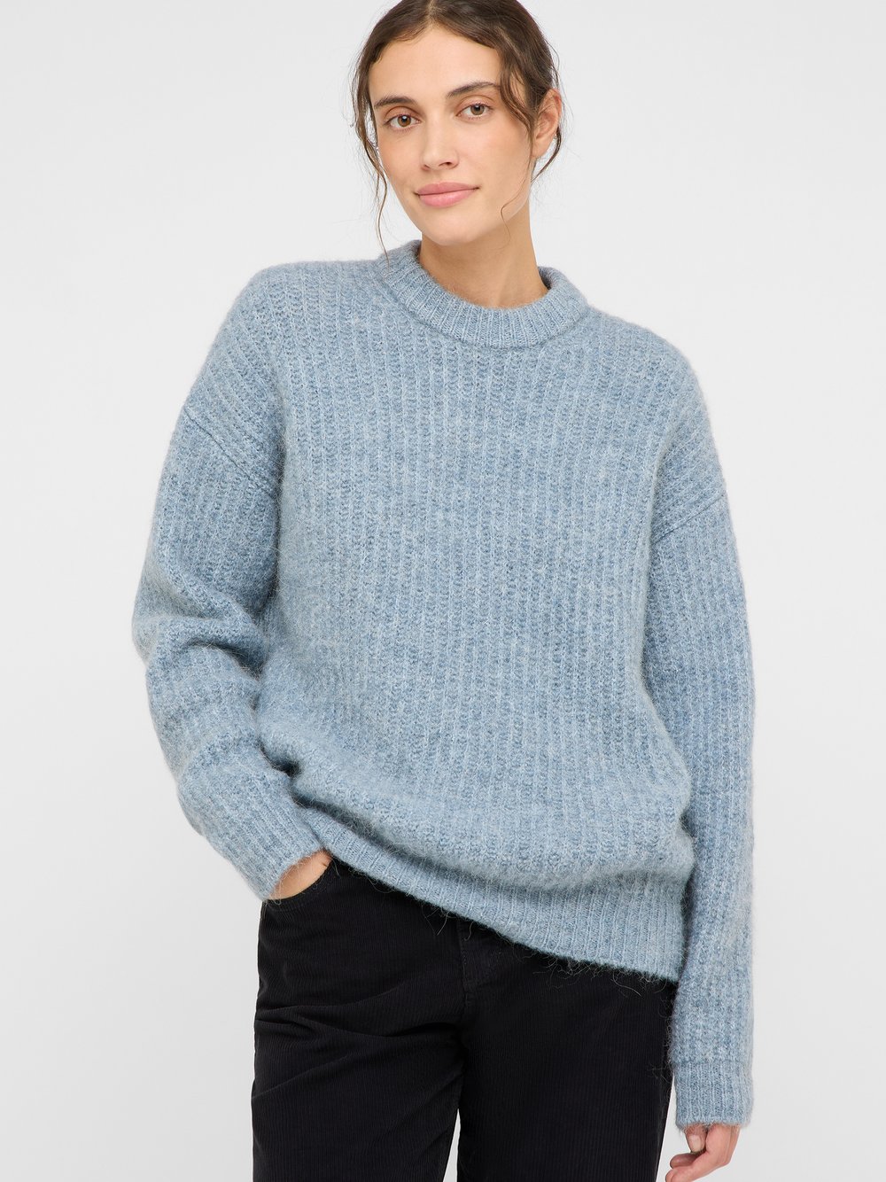 Mustang Strickpullover Damen blau, M