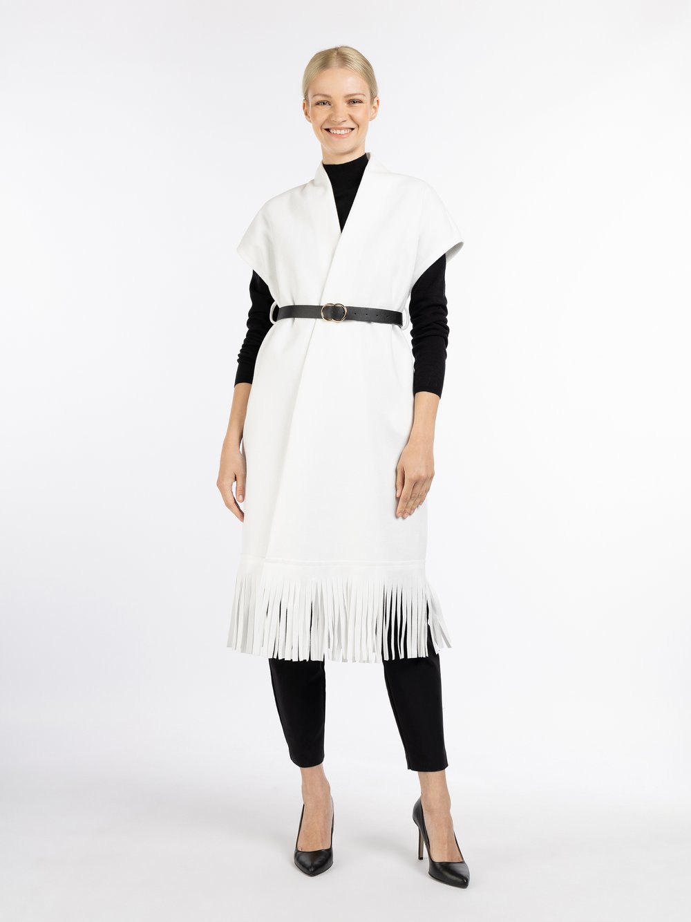 Dreimaster Weste Damen weiß, XL