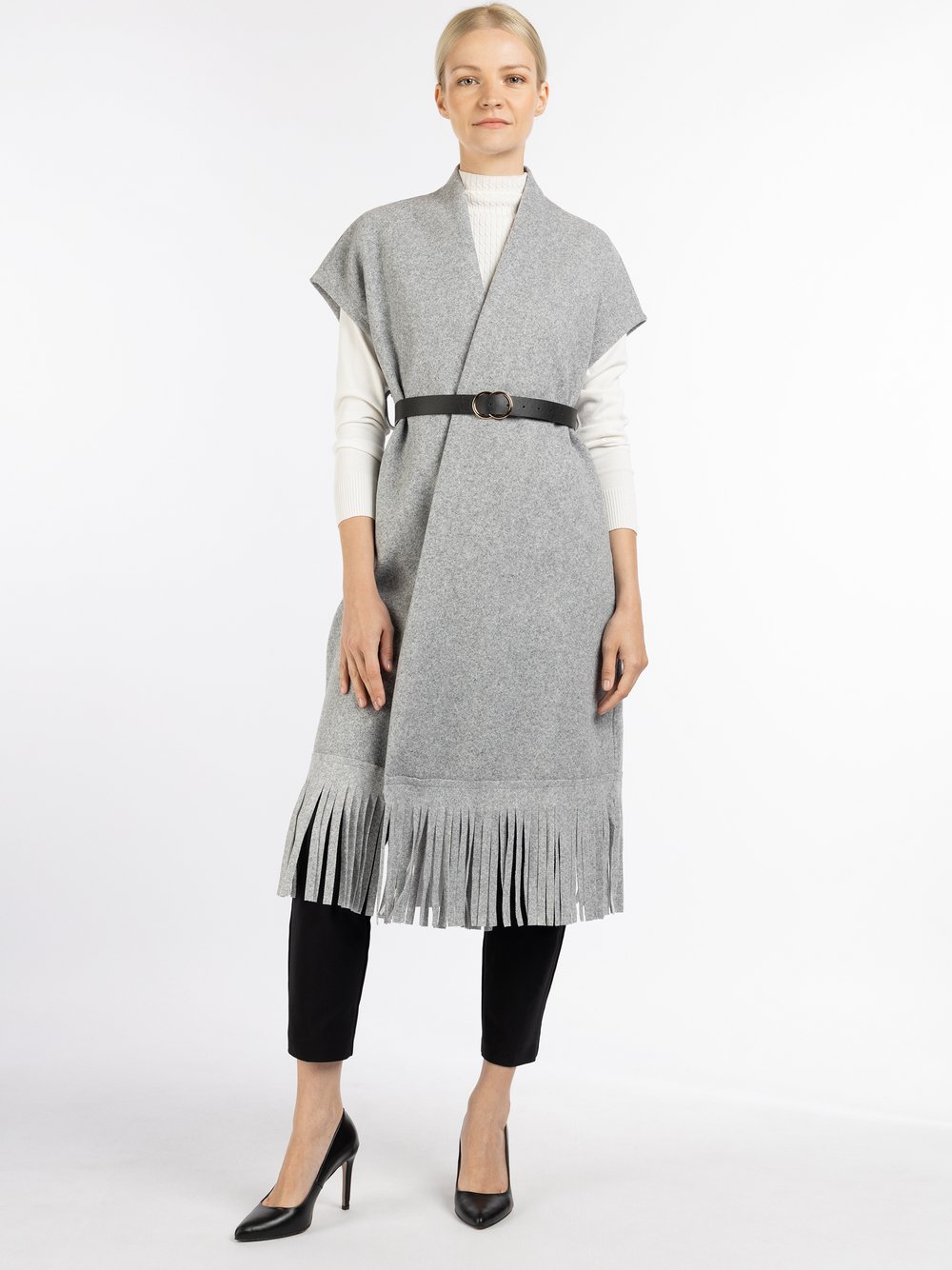 Dreimaster Weste Damen grau, L